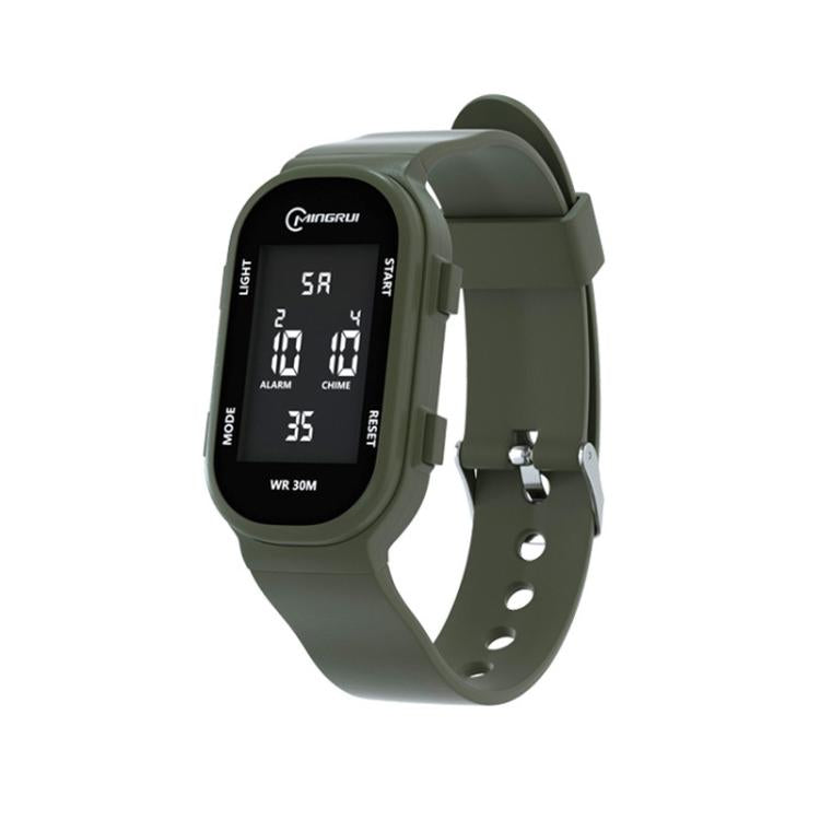 Orologio sportivo digitale per bambini MINGRUI, impermeabile fino a 30 metri, cinturino sottile per fitness, per ragazzi e ragazze, con retroilluminazione a LED, sveglia e calendario.