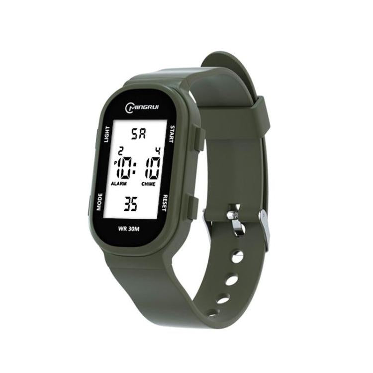 Orologio sportivo digitale per bambini MINGRUI, impermeabile fino a 30 metri, cinturino sottile per fitness, per ragazzi e ragazze, con retroilluminazione a LED, sveglia e calendario.