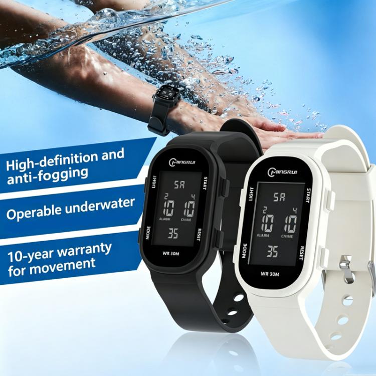 Orologio sportivo digitale per bambini MINGRUI, impermeabile fino a 30 metri, cinturino sottile per fitness, per ragazzi e ragazze, con retroilluminazione a LED, sveglia e calendario.