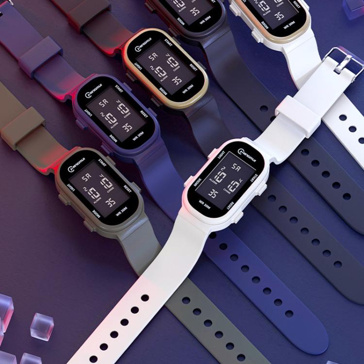 Orologio sportivo digitale per bambini MINGRUI, impermeabile fino a 30 metri, cinturino sottile per fitness, per ragazzi e ragazze, con retroilluminazione a LED, sveglia e calendario.