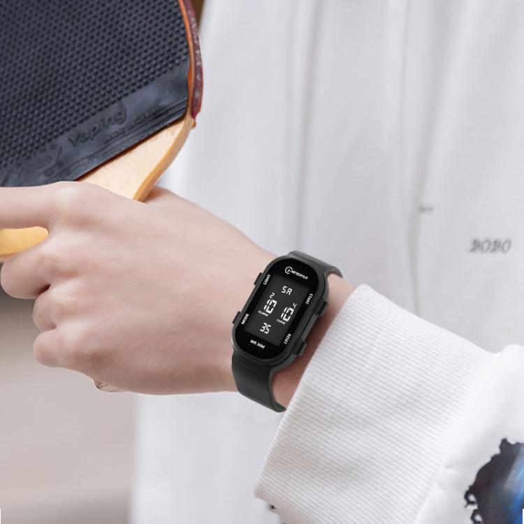 Orologio sportivo digitale per bambini MINGRUI, impermeabile fino a 30 metri, cinturino sottile per fitness, per ragazzi e ragazze, con retroilluminazione a LED, sveglia e calendario.