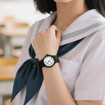 Orologio analogico MINGRUI per ragazzi e ragazze, impermeabile, da polso per studenti, con movimento al quarzo silenzioso