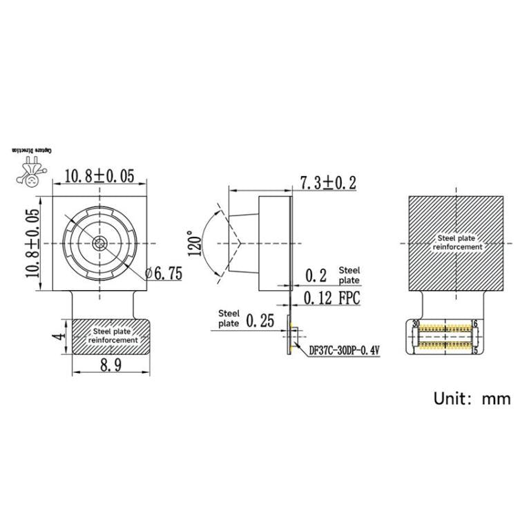 Modulo sensore fotocamera IMX708 compatibile Raspberry Pi