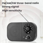 Radio portatile tribanda FM AM SW con antenna 360°