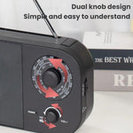 Radio portatile tribanda FM AM SW con antenna 360°