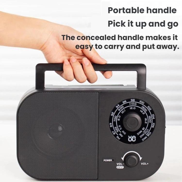 Radio portatile tribanda FM AM SW con antenna 360°