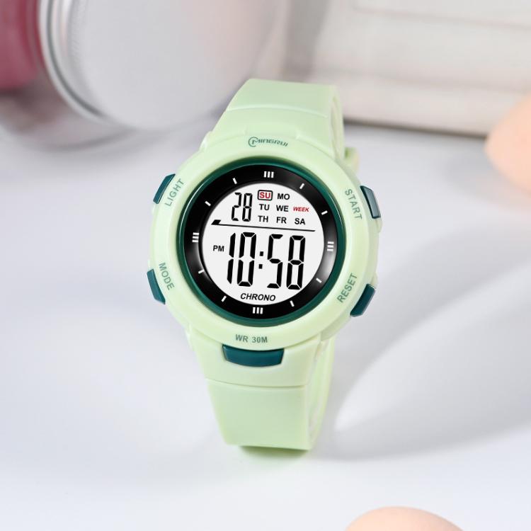 Orologio sportivo digitale MINGRUI per bambini e bambine, impermeabile fino a 30 metri, con retroilluminazione a LED, sveglia, cronometro e calendario.