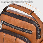 WEIXIER D1105 Borsa a tracolla da uomo, stile retrò, casual, ideale per il lavoro o per i pendolari.