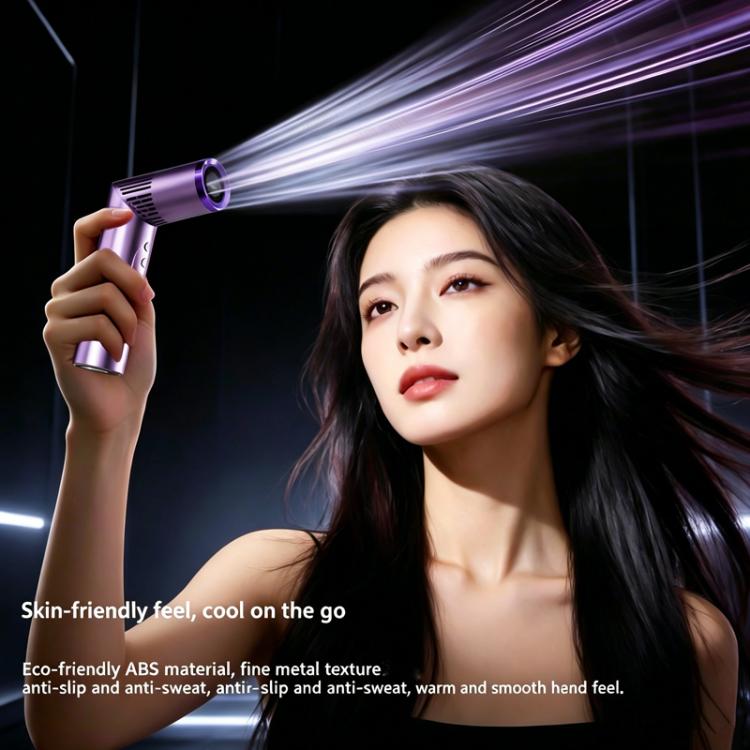 90-degree Rotatable Handheld Fan Mini Portable Fan with 199 Speeds, 3000mAh Battery, Pocket Fan with LED Light & Lanyard for Travel, Outdoor, Makeup