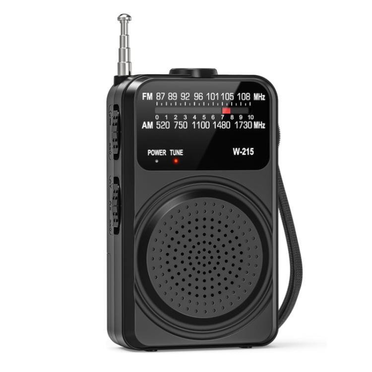 Radio portatile FM/AM con torcia LED e jack cuffie