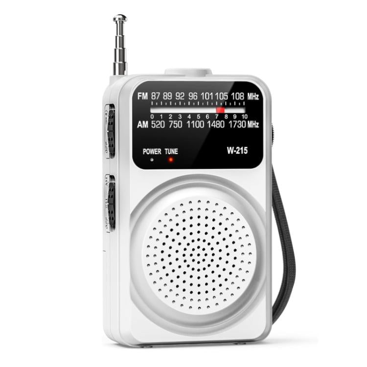 Radio portatile FM/AM con torcia LED e jack cuffie