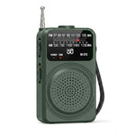 Radio portatile FM/AM con torcia LED e jack cuffie
