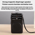 Radio portatile FM/AM con torcia LED e jack cuffie