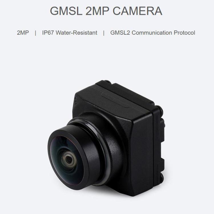 Modulo fotocamera GMSL da 2 MP, sensore di immagine di livello automobilistico, ISP integrato, obiettivo AA, grado di protezione IP67, 34019