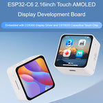 Waveshare ESP32-C6 scheda sviluppo con display AMOLED 2,16"
