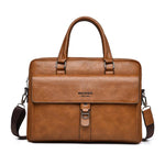 WEIXIER T665 Borsa tote da uomo vintage da lavoro, grande capacità, impermeabile, per laptop
