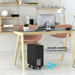 JJ-9106 PC Tower Mobile Stand Adjustable Metal Computer Host Bracket