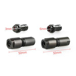 Adattatore da smerigliatrice angolare a smerigliatrice diritta, da testa lucidatrice a mandrino per smerigliatrice elettrica, 6mm, 3mm
