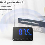 Radiosveglia digitale FM con ampio display LED