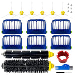 Accessori per aspirapolvere robot iRobot Roomba serie 650/600: spazzola, filtro e spazzola laterale triangolare., 15 in 1