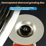 Disco abrasivo in smeriglio elettrolitico per smerigliatrice angolare, lama per mola., Coarse Grinding 400 Mesh, Fine Grinding 600 Mesh, Fine Grinding 800 Mesh