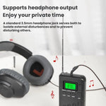 Radio portatile WDK FM/AM con display digitale