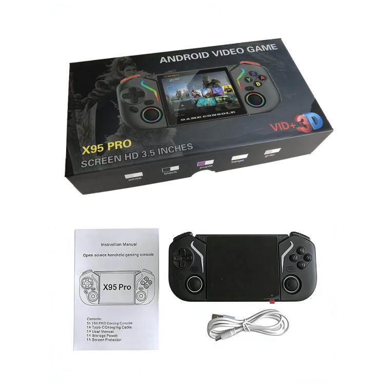 Console portatile X95 Pro Android 9.0 schermo IPS 3,5"
