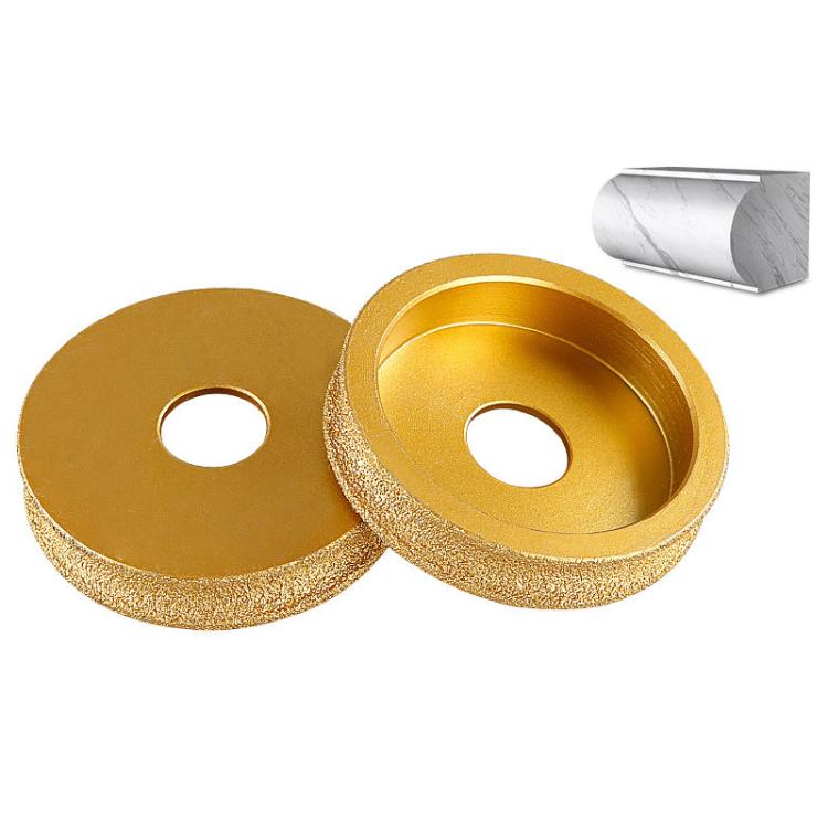 Mola abrasiva per bordi in pietra, marmo, granito, piastrelle, strumento per rifinitura e smussatura, French Edge 10mm, French Edge 15mm, French Edge 20mm, French Edge 25mm, French Edge 30mm, Rounded Edge 10mm, Rounded Edge 20mm, Rounded Edge 25mm     ...