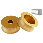Mola abrasiva per bordi in pietra, marmo, granito, piastrelle, strumento per rifinitura e smussatura, French Edge 10mm, French Edge 15mm, French Edge 20mm, French Edge 25mm, French Edge 30mm, Rounded Edge 10mm, Rounded Edge 20mm, Rounded Edge 25mm     ...