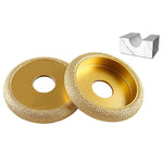 Mola abrasiva per bordi in pietra, marmo, granito, piastrelle, strumento per rifinitura e smussatura, French Edge 10mm, French Edge 15mm, French Edge 20mm, French Edge 25mm, French Edge 30mm, Rounded Edge 10mm, Rounded Edge 20mm, Rounded Edge 25mm     ...