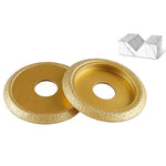 Mola abrasiva per bordi in pietra, marmo, granito, piastrelle, strumento per rifinitura e smussatura, French Edge 10mm, French Edge 15mm, French Edge 20mm, French Edge 25mm, French Edge 30mm, Rounded Edge 10mm, Rounded Edge 20mm, Rounded Edge 25mm     ...