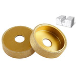 Mola abrasiva per bordi in pietra, marmo, granito, piastrelle, strumento per rifinitura e smussatura, Flat Wheel 15mm, Flat Wheel 20mm, Flat Wheel 25mm, Flat Wheel 30mm, Flat Wheel 35mm, Flat Wheel 45mm, Bevelled Edge 15mm, Bevelled Edge 20mm          ...