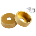Mola abrasiva per bordi in pietra, marmo, granito, piastrelle, strumento per rifinitura e smussatura, Flat Wheel 15mm, Flat Wheel 20mm, Flat Wheel 25mm, Flat Wheel 30mm, Flat Wheel 35mm, Flat Wheel 45mm, Bevelled Edge 15mm, Bevelled Edge 20mm          ...
