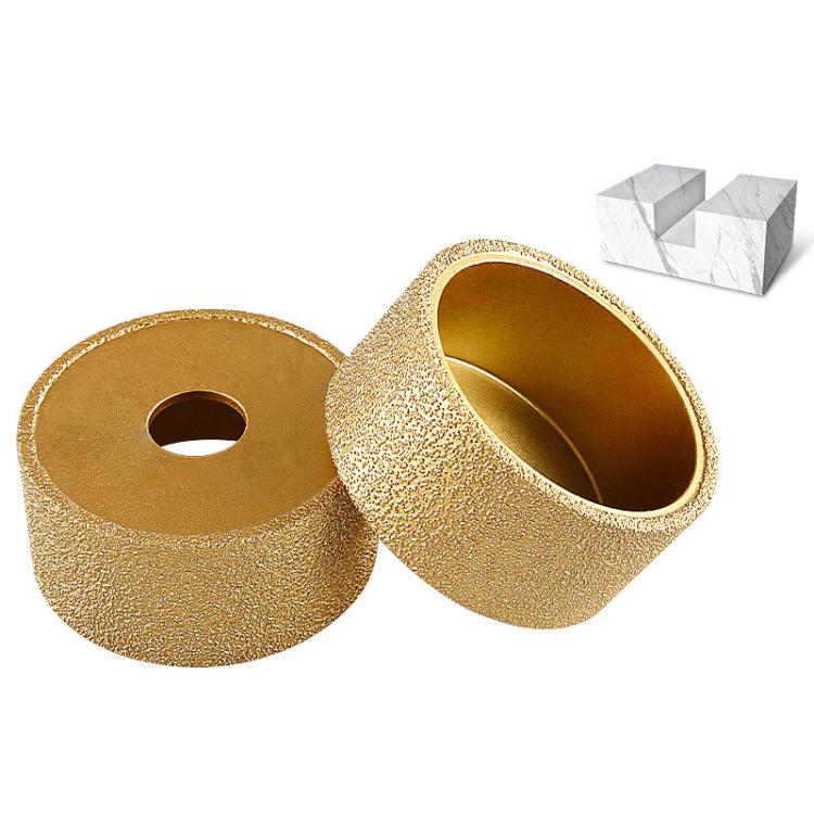 Mola abrasiva per bordi in pietra, marmo, granito, piastrelle, strumento per rifinitura e smussatura, Flat Wheel 15mm, Flat Wheel 20mm, Flat Wheel 25mm, Flat Wheel 30mm, Flat Wheel 35mm, Flat Wheel 45mm, Bevelled Edge 15mm, Bevelled Edge 20mm          ...