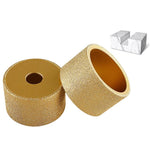 Mola abrasiva per bordi in pietra, marmo, granito, piastrelle, strumento per rifinitura e smussatura, Flat Wheel 15mm, Flat Wheel 20mm, Flat Wheel 25mm, Flat Wheel 30mm, Flat Wheel 35mm, Flat Wheel 45mm, Bevelled Edge 15mm, Bevelled Edge 20mm          ...