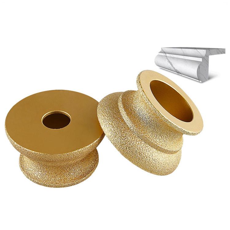Mola abrasiva per bordi in pietra, marmo, granito, piastrelle, strumento per rifinitura e smussatura, Flat Wheel 15mm, Flat Wheel 20mm, Flat Wheel 25mm, Flat Wheel 30mm, Flat Wheel 35mm, Flat Wheel 45mm, Bevelled Edge 15mm, Bevelled Edge 20mm          ...