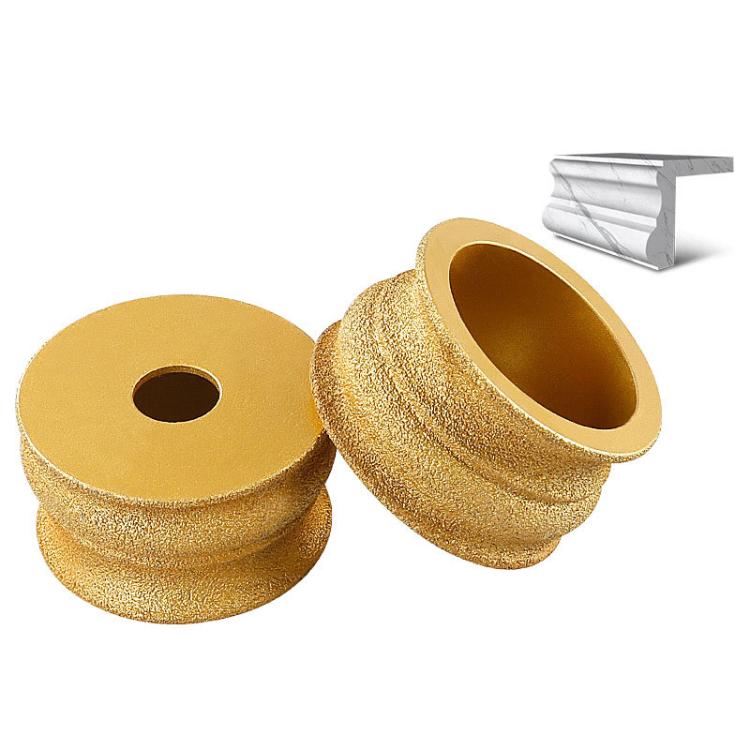 Mola abrasiva per bordi in pietra, marmo, granito, piastrelle, strumento per rifinitura e smussatura, Flat Wheel 15mm, Flat Wheel 20mm, Flat Wheel 25mm, Flat Wheel 30mm, Flat Wheel 35mm, Flat Wheel 45mm, Bevelled Edge 15mm, Bevelled Edge 20mm          ...