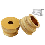 Mola abrasiva per bordi in pietra, marmo, granito, piastrelle, strumento per rifinitura e smussatura, Flat Wheel 15mm, Flat Wheel 20mm, Flat Wheel 25mm, Flat Wheel 30mm, Flat Wheel 35mm, Flat Wheel 45mm, Bevelled Edge 15mm, Bevelled Edge 20mm          ...