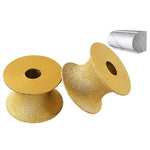 Mola abrasiva per bordi in pietra, marmo, granito, piastrelle, strumento per rifinitura e smussatura, Flat Wheel 15mm, Flat Wheel 20mm, Flat Wheel 25mm, Flat Wheel 30mm, Flat Wheel 35mm, Flat Wheel 45mm, Bevelled Edge 15mm, Bevelled Edge 20mm          ...