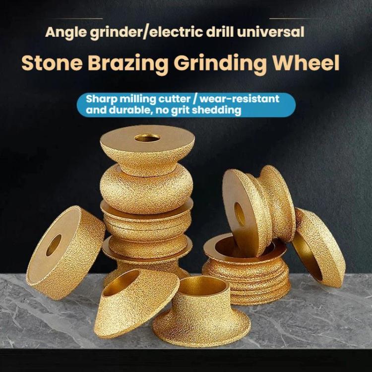 Mola abrasiva per bordi in pietra, marmo, granito, piastrelle, strumento per rifinitura e smussatura, French Edge 10mm, French Edge 15mm, French Edge 20mm, French Edge 25mm, French Edge 30mm, Rounded Edge 10mm, Rounded Edge 20mm, Rounded Edge 25mm     ...
