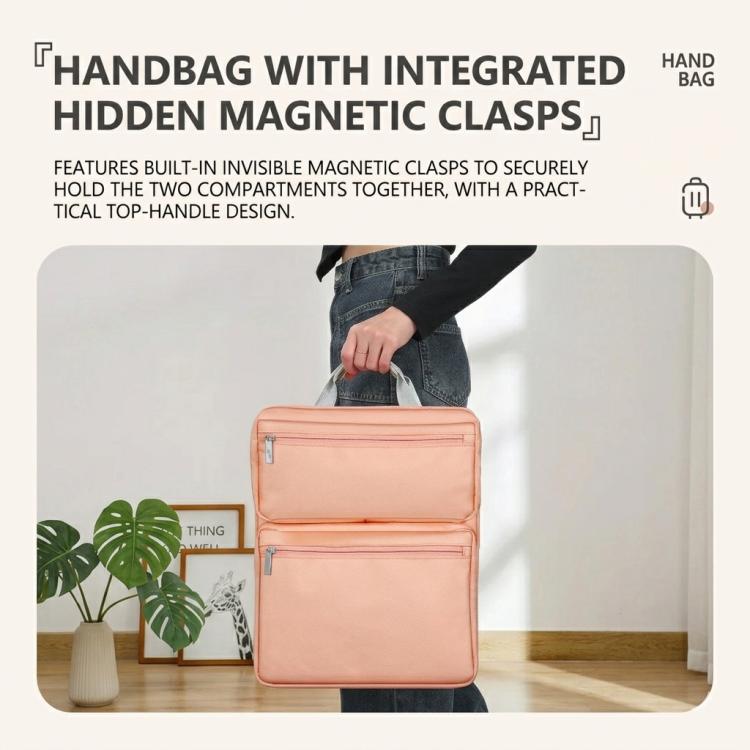 BUBM Borsa organizer multifunzionale da viaggio per laptop, custodia esterna per notebook da 16 pollici