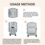 BUBM Borsa organizer multifunzionale da viaggio per laptop, custodia esterna per notebook da 16 pollici