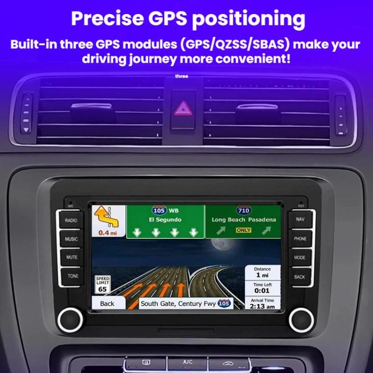 Sistema navigazione auto 7" Bluetooth CarPlay per Volkswagen