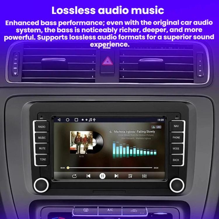 Sistema navigazione auto 7" Bluetooth CarPlay per Volkswagen