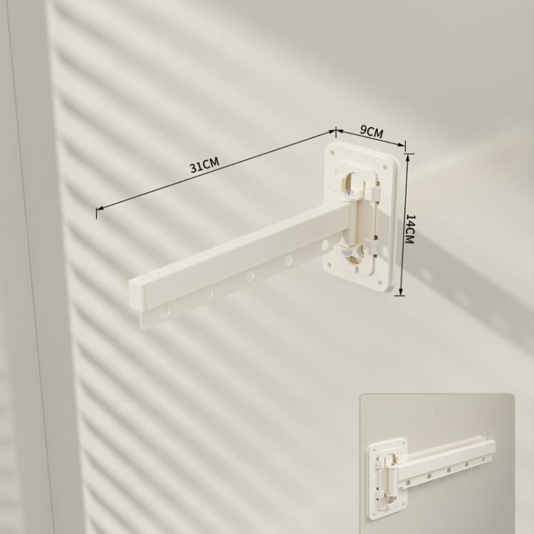 Stendibiancheria pieghevole senza foratura per balcone, stendibiancheria invisibile retrattile, 1-Fold Grey, 2-Fold Grey, 3-Fold Grey, 4-Fold Grey, 5-Fold Grey, 1-Fold White, 2-Fold White, 3-Fold White, 4-Fold White, 5-Fold White