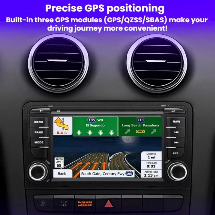 Sistema multimediale 7 pollici per Audi A3 con CarPlay