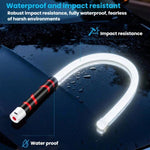 Striscia luminosa a LED multifunzionale, flessibile e pratica da 73 cm, ideale per riparazioni domestiche e auto, perfetta per esterni e come torcia., Orange