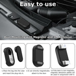 Custodia magnetica impermeabile in silicone per Samsung Galaxy SmartTag2 con magneti potenti e supporto adesivo antifurto nascosto per localizzatore GPS per auto e bici.