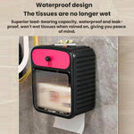 Mensola da bagno a parete per porta fazzoletti, Black Small, Black Large, Green Small, Green Large, White Small, White Large