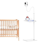 JJ-9376-W-0 Supporto regolabile per baby monitor HelloBaby / VTech / Infant Optics con vassoio portaoggetti